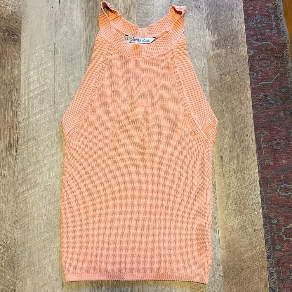 Ophelia & Co. Peach Knit Tank Top